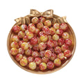 Glass Beads Crystal Crackle Round Imitation Jade-Style Stone Crafts Craft Beads