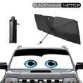 Cartoon Eyes parasol Car Sunshade Car Sun Shade UV Protector