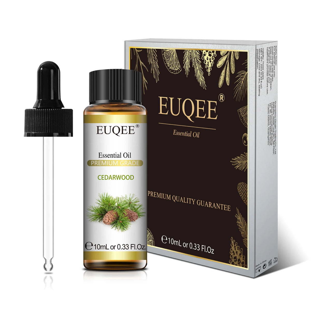 EUQEE Pure Essential Oil 10ml 31 Scents Dropper Diffuser Candle Soap Massage