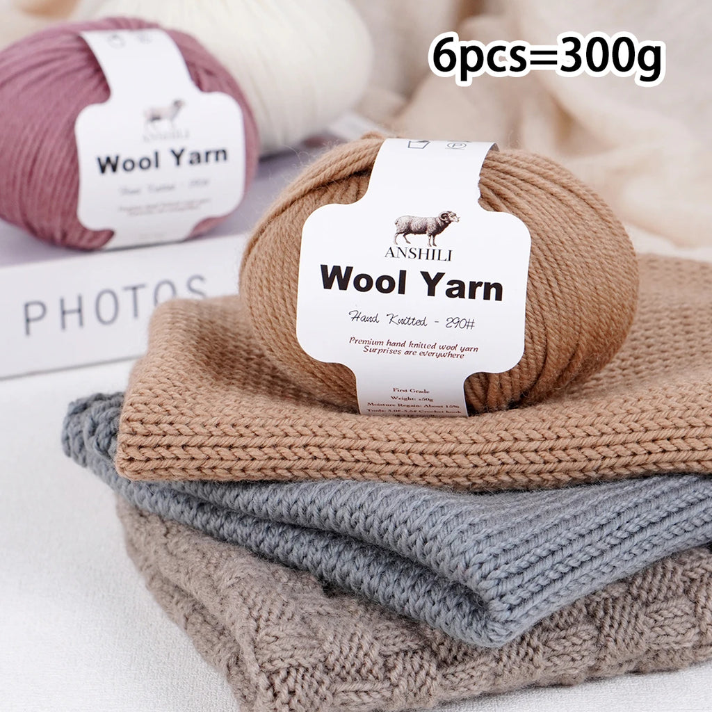 Yarn, Medium-Thick for Sweaters, Scarves, Gloves, Blankets & Cozy Crafts