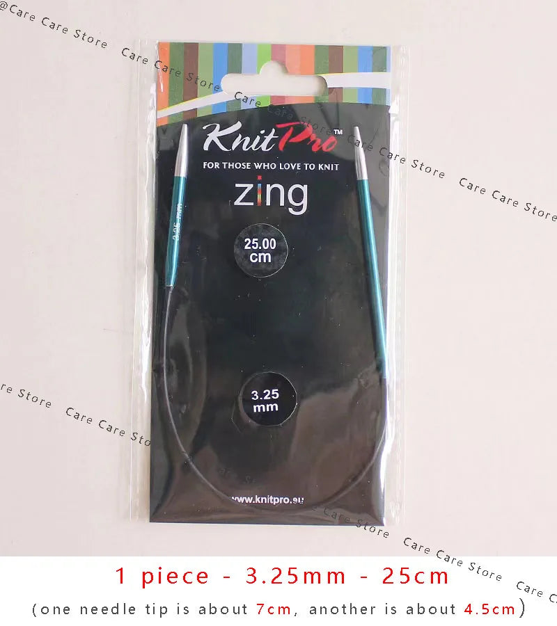 Knitting Needles, KnitPro Zing Asymmetrical Circular for Sleeves & Socks