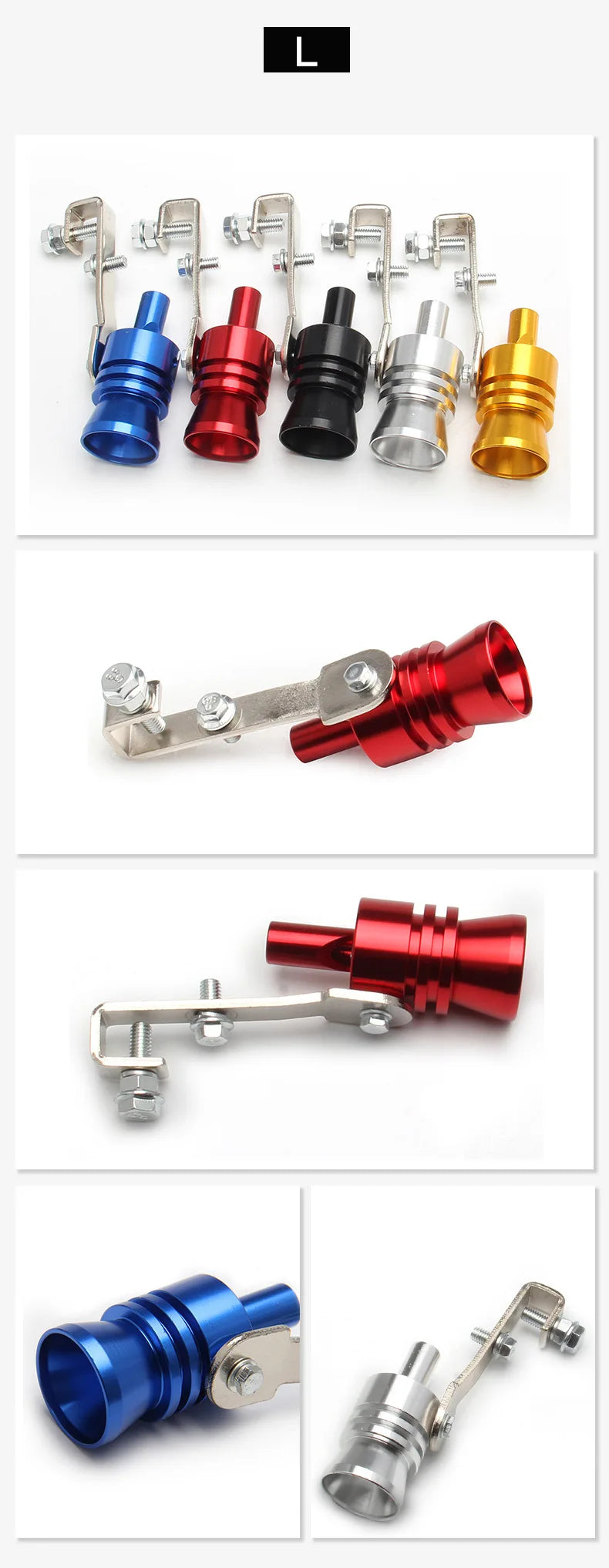 Car Turbo Sound Whistle Exhaust Pipe Tip | Blow Off Valve Simulator