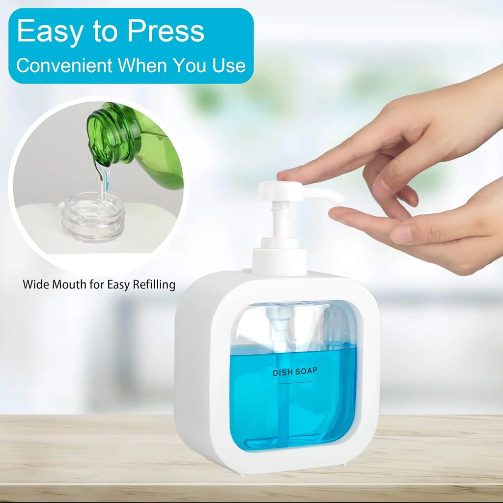 Soap Dispenser Empty Refillable Bathroom Lotion Pump Bottle