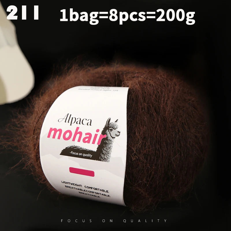 Yarn, Long-Pile Texture for Knitting Gloves, Hair Ties & Creative Crafts
