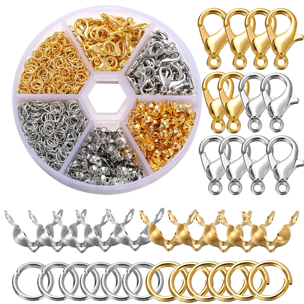 Jewelry Making Kits Alloy Set Earring Kit Lobster Clasp Open Jump Craft Supplies