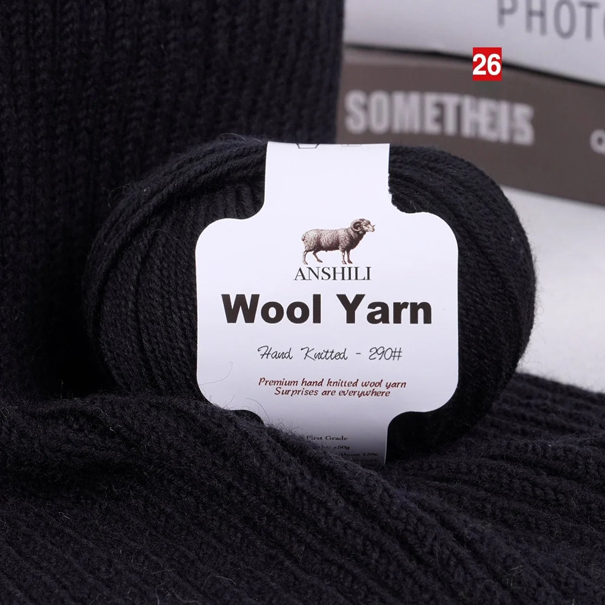 Yarn, Medium-Thick for Sweaters, Scarves, Gloves, Blankets & Cozy Crafts