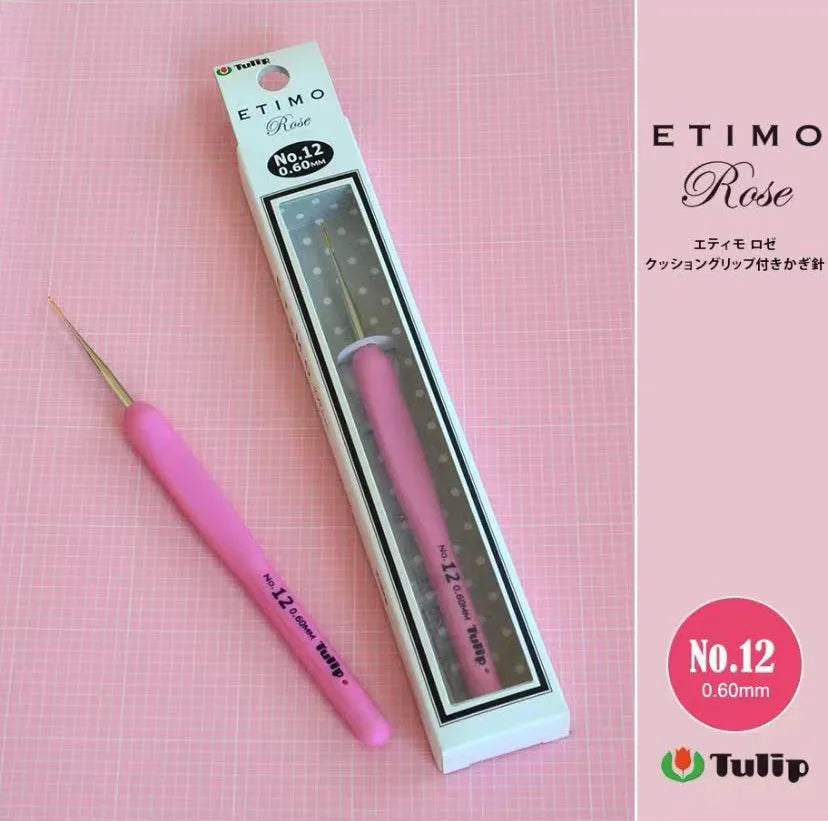 Crochet Hook, Tulip Etimo Rose for Handmade Yarn Crafts & Needlework