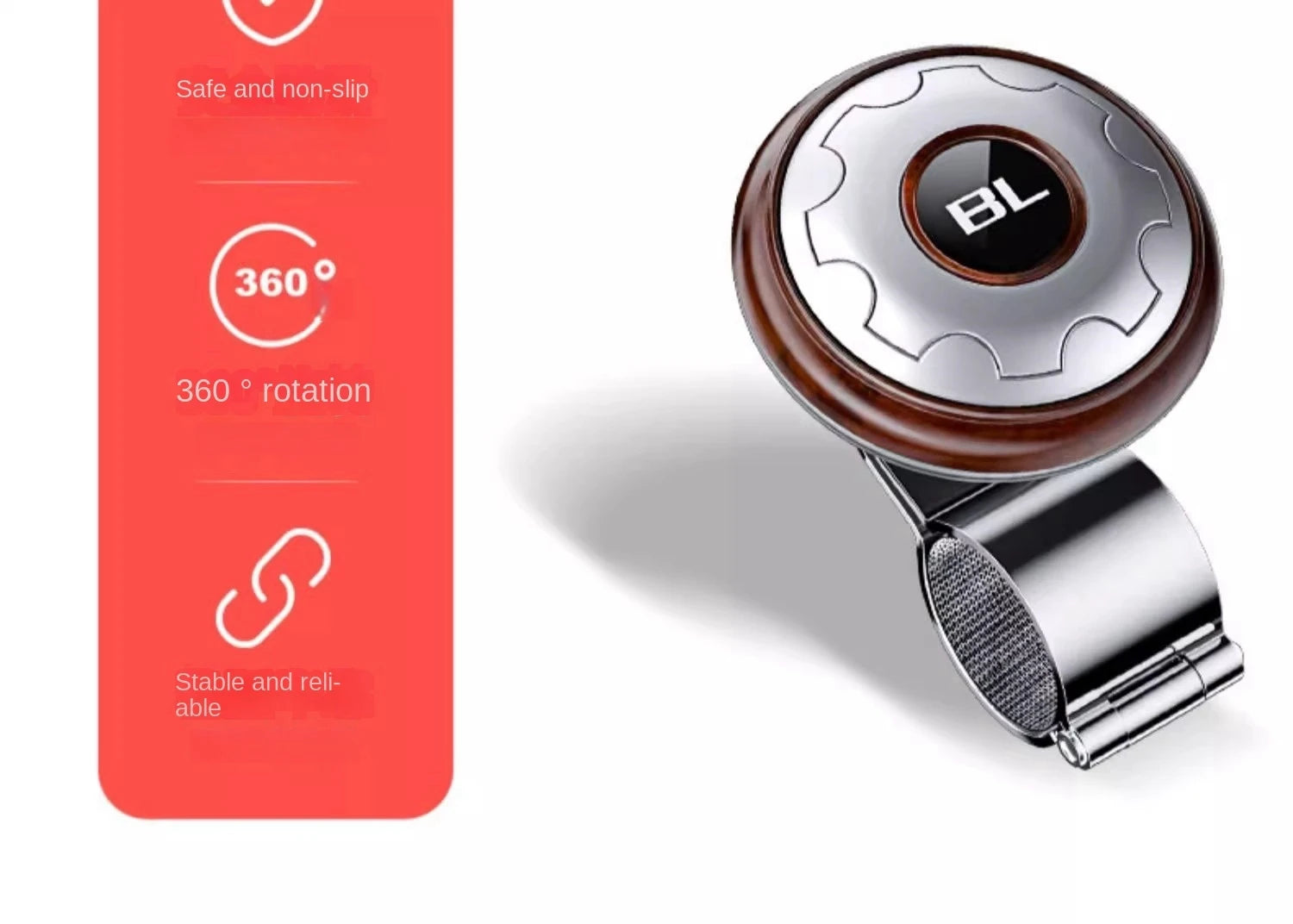 Car Steering Wheel Booster Ball Steering Wheel Cover Anti-Slip Comfort
