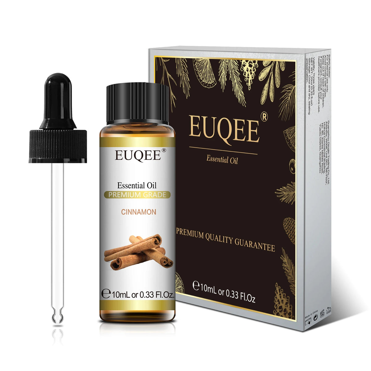 EUQEE Pure Essential Oil 10ml 31 Scents Dropper Diffuser Candle Soap Massage