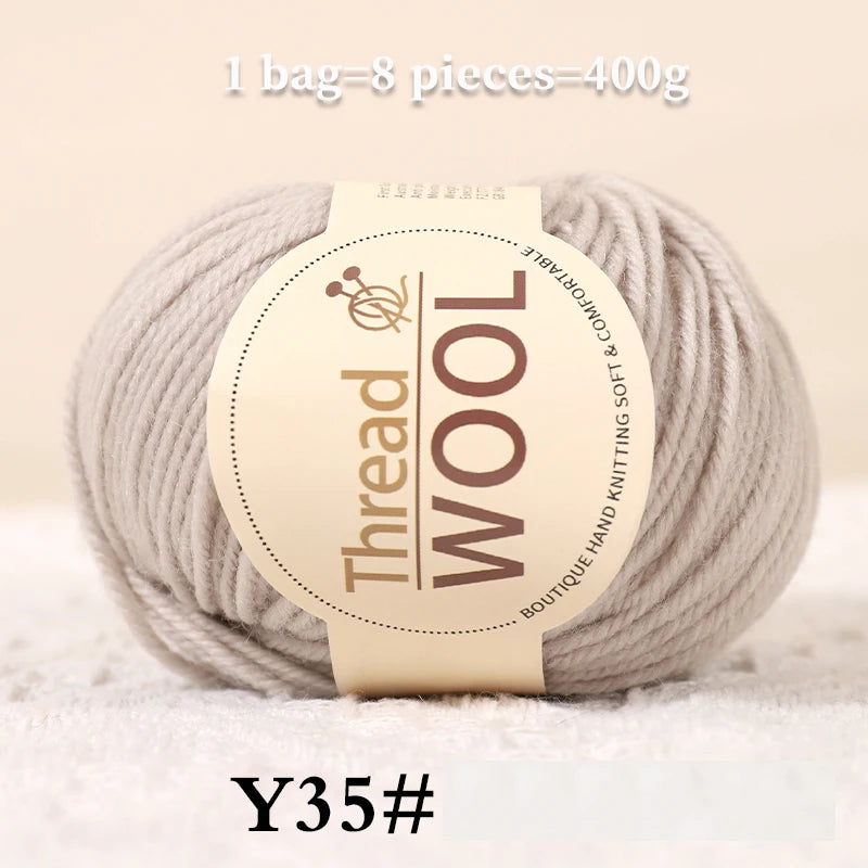 Yarn, Medium-Thick for Sweaters, Scarves, Gloves, Socks, Shawls & Coats