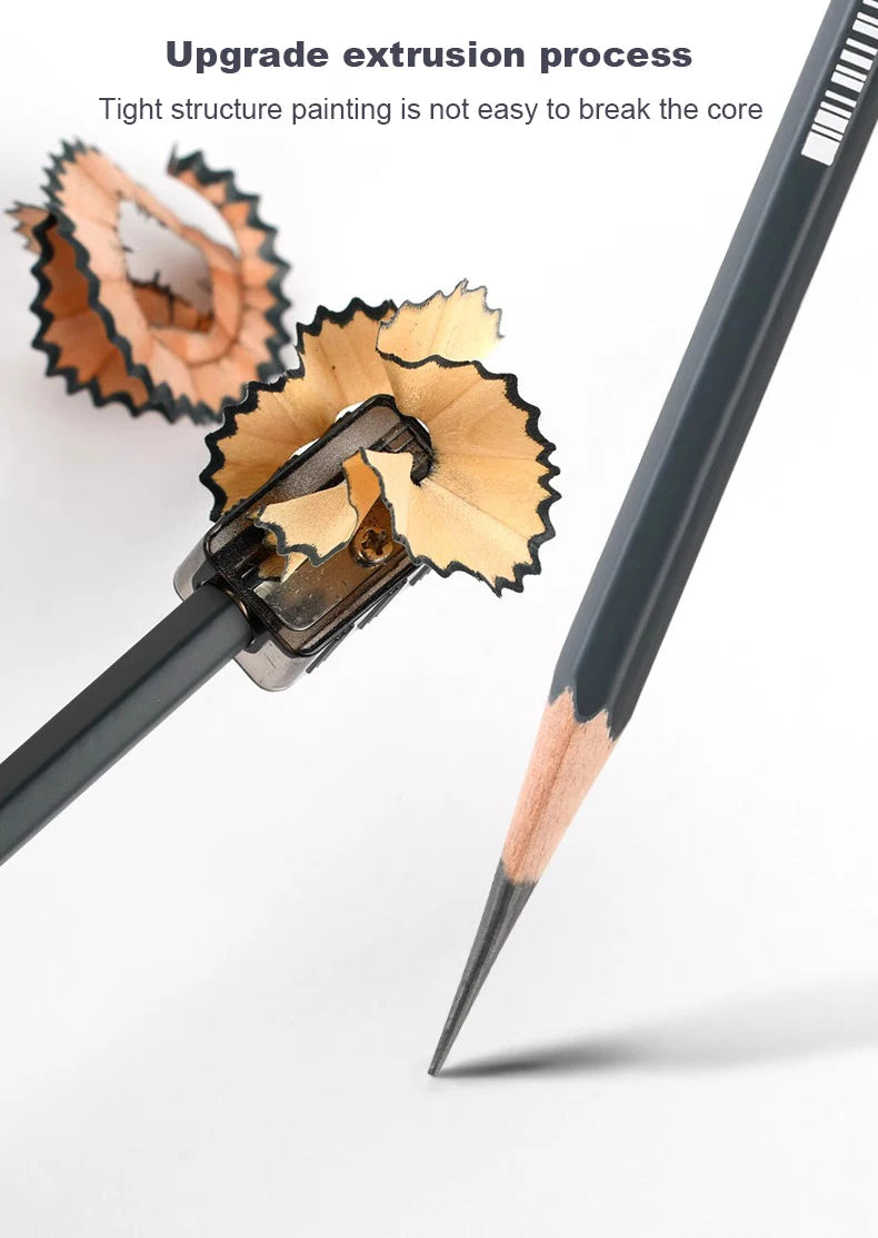 Graphite & Charcoal Sketch Pencil Set — 2H to 14B for Artists & Beginners