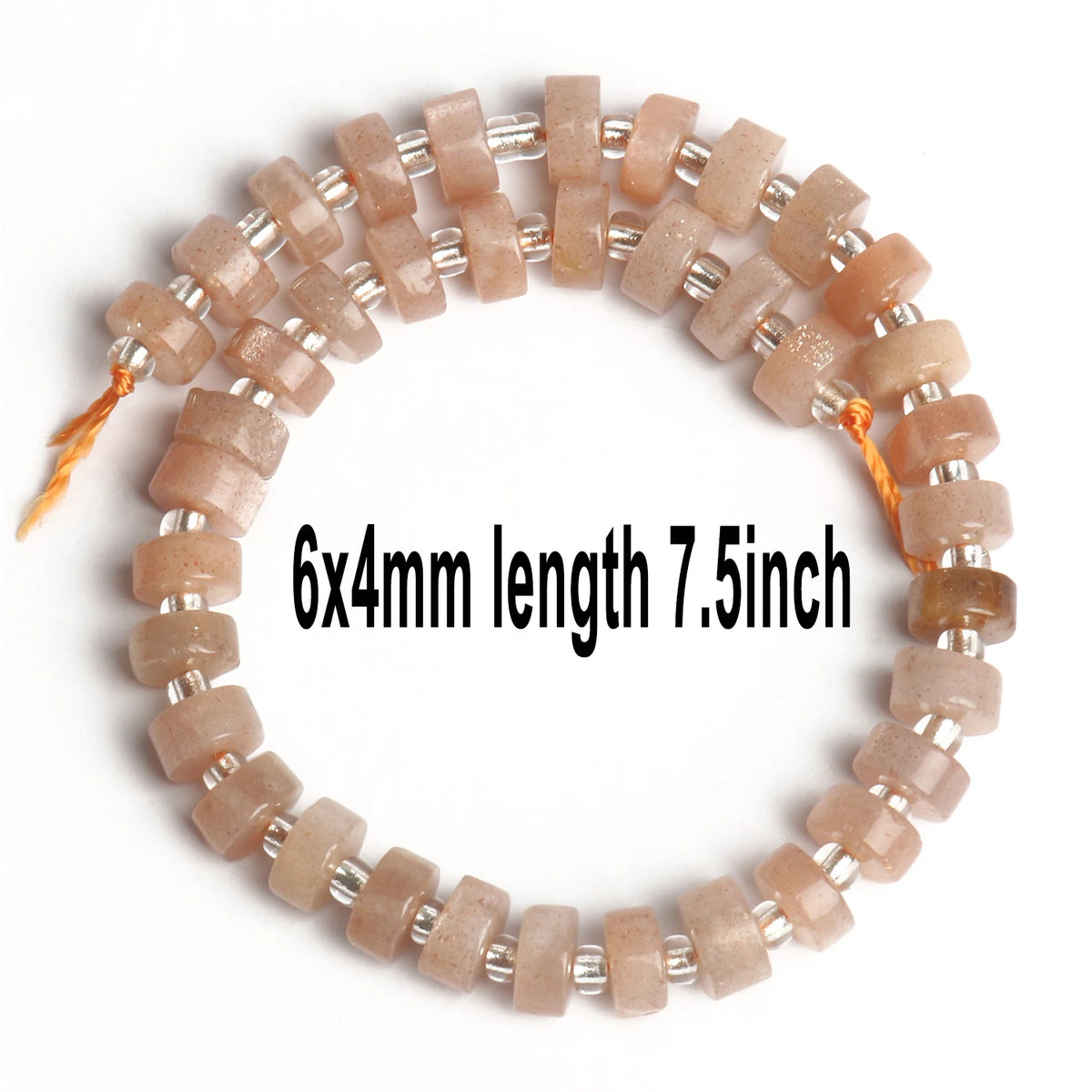 Stone Beads Nude Sunstone-Style Faceted Irregular for DIY Jewelry Making