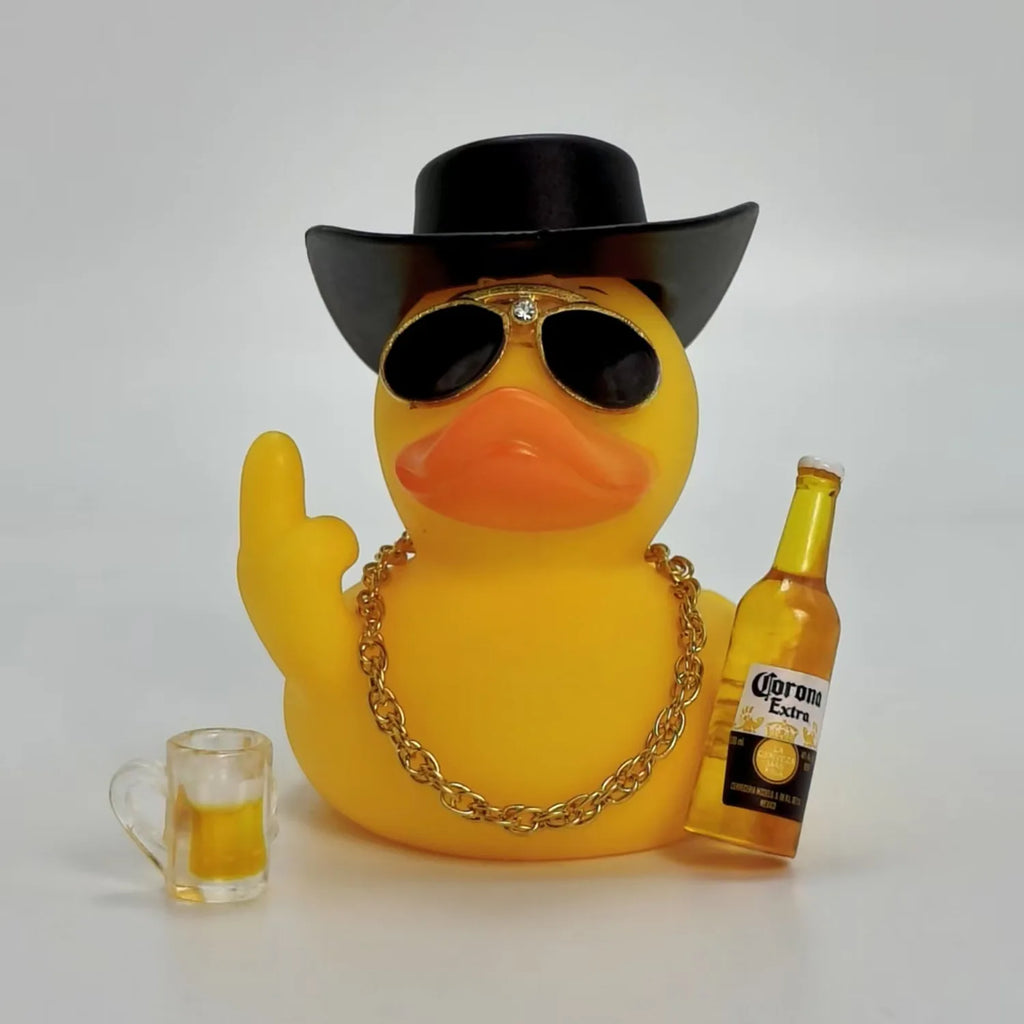 Funny Middle Finger Duck Car Car Dashboard Ornament Decoration