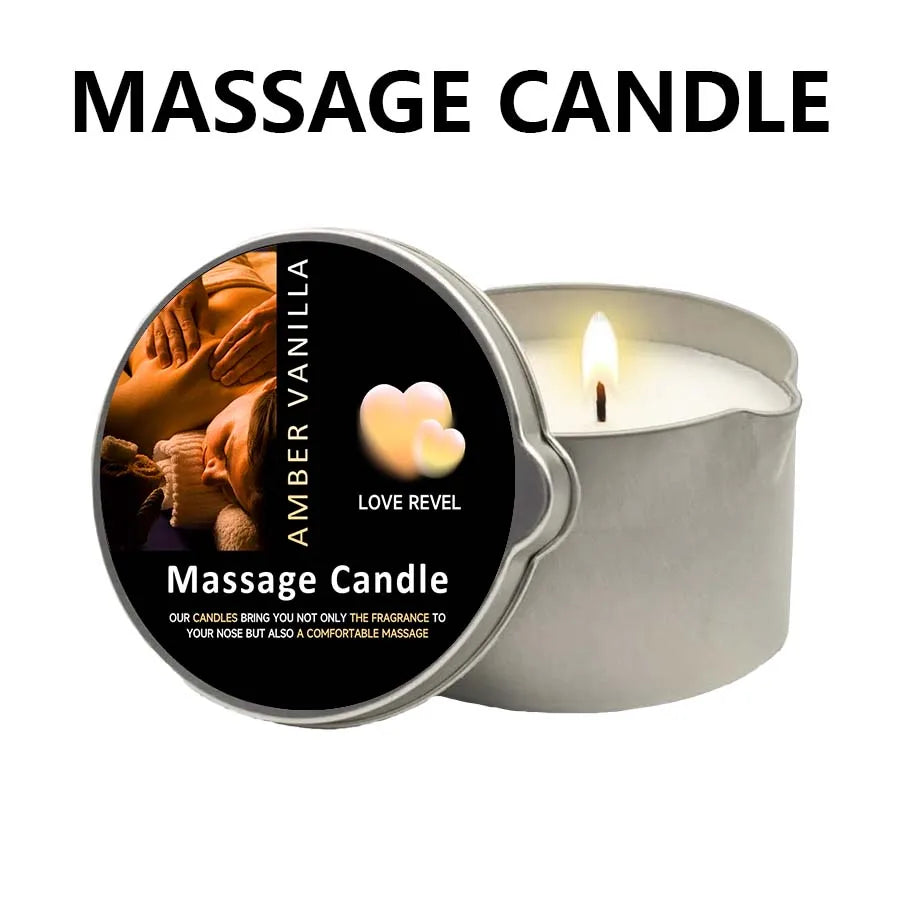 Massage Candles EVODUCK Pour Spout Tins Jasmine Lavender Rose Fragrances