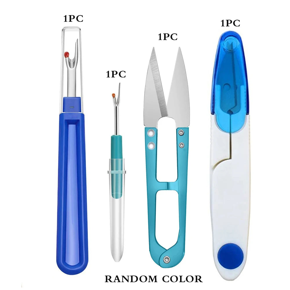 Seam Ripper Kit with Thread Cutter Scissors for Sewing & Stitch Removal