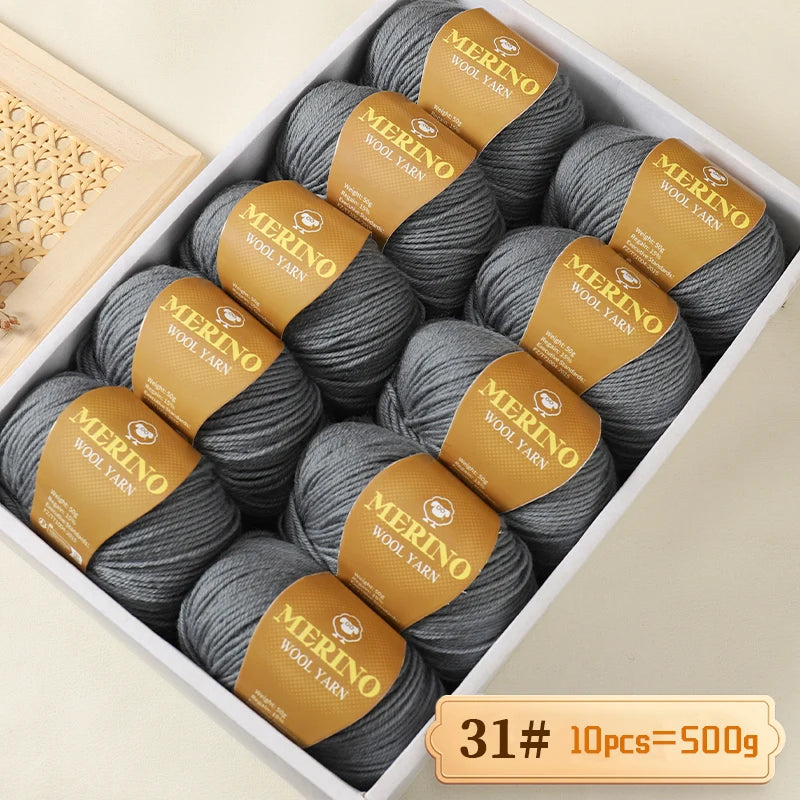 Yarn, Medium-Fine for Hand Knitting Sweaters, Scarves & Winter Hats