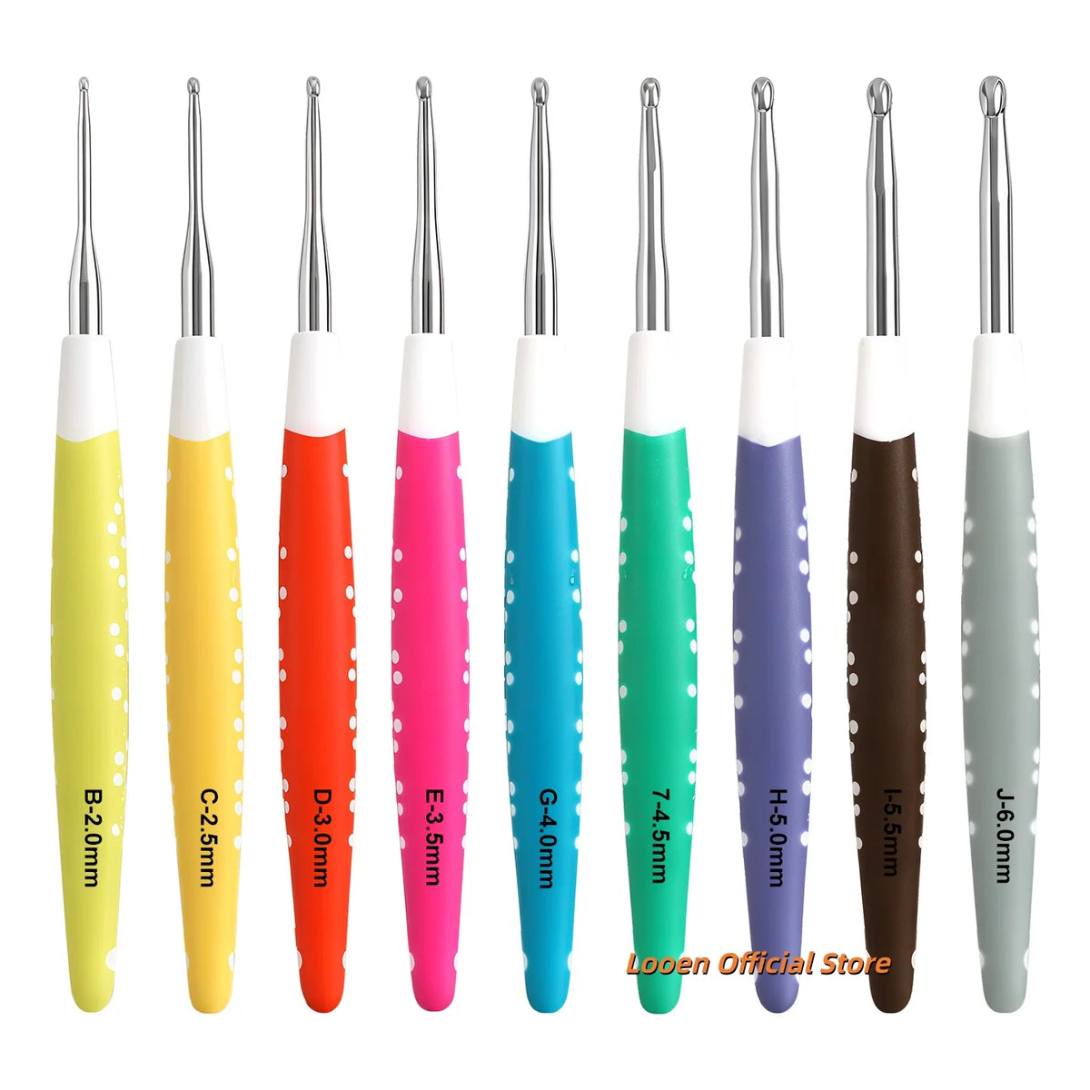 Crochet Hooks, Aluminum for Handmade Yarn & Beginner Needlecraft Projects