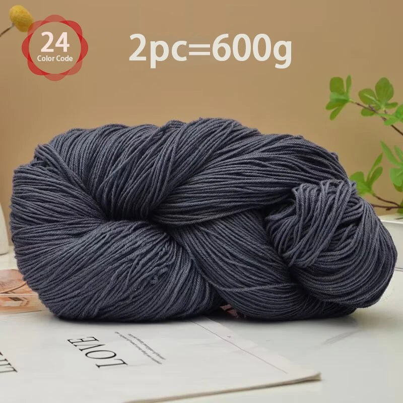 Yarn, Medium-Fine for Knitting Sweaters, Scarves, Vests & Handmade Blankets