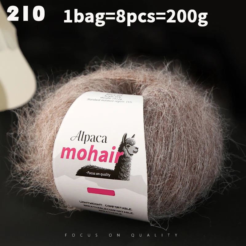 Yarn, Long-Pile Texture for Knitting Gloves, Hair Ties & Creative Crafts