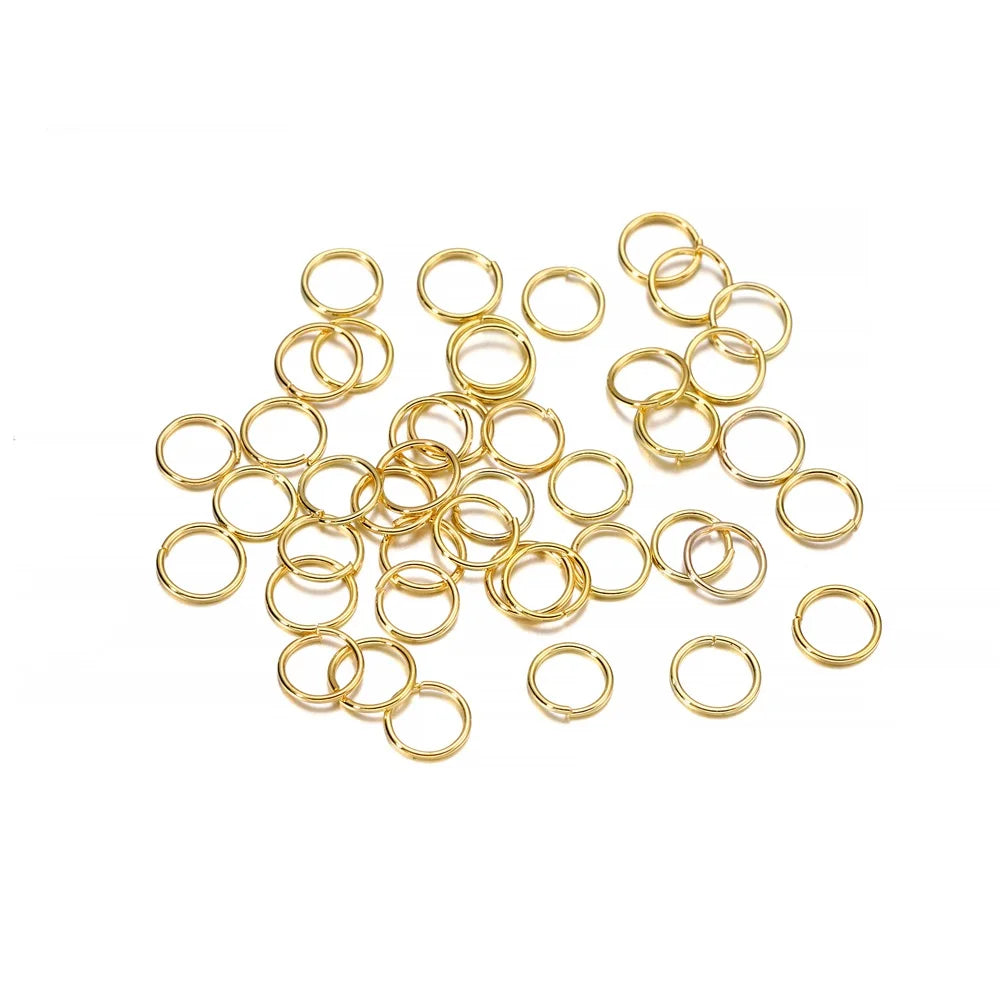 Jump Rings Open Single Loops Split Necklace Bracelet DIY Jewelry Making