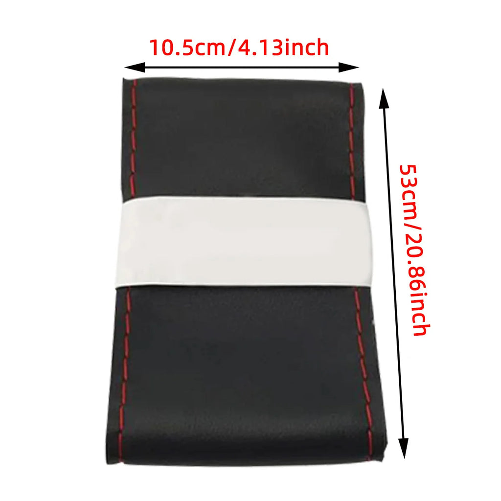 Universal Leather Car Steering Wheel Steering Wheel Cover Anti-Slip Comfort
