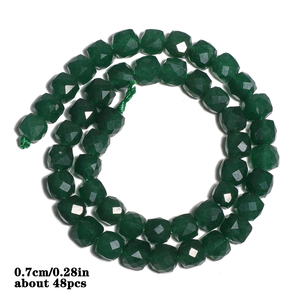 Stone Beads Green Chalcedony-Style Mixed Shapes for DIY Jewelry Making