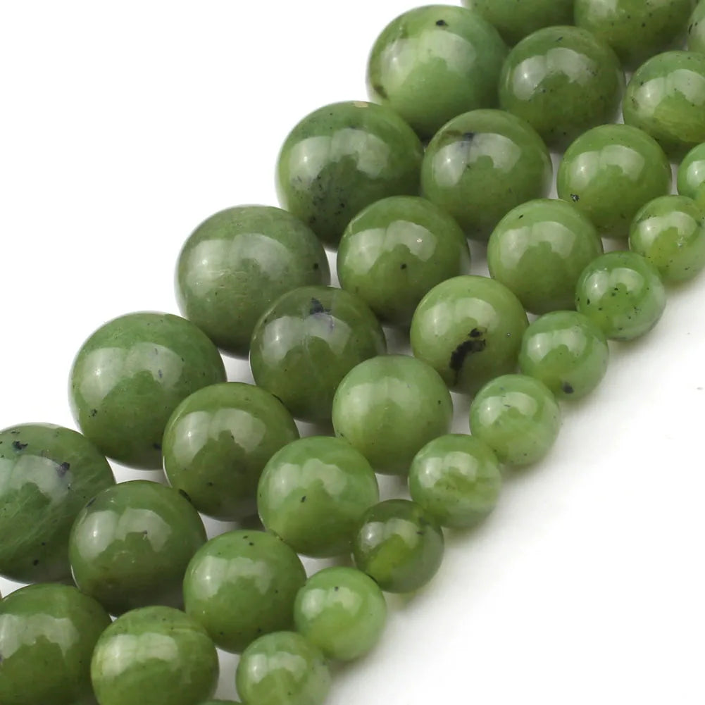 Stone Beads Green Jade-Style Faceted Mixed Shapes for DIY Jewelry Making