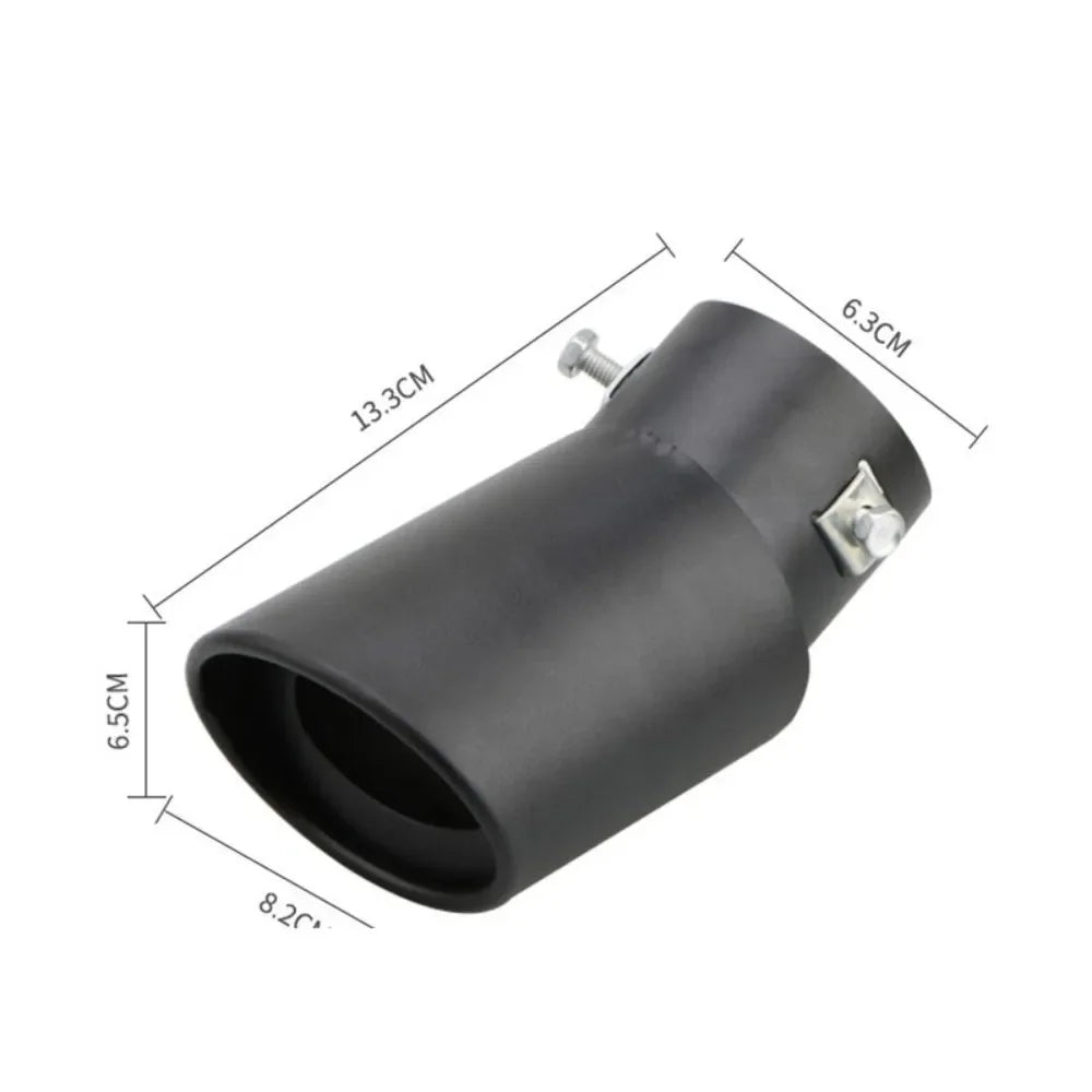 2.5" Stainless Steel Exhaust Muffler Tip | Universal Fit, 6 Finishes