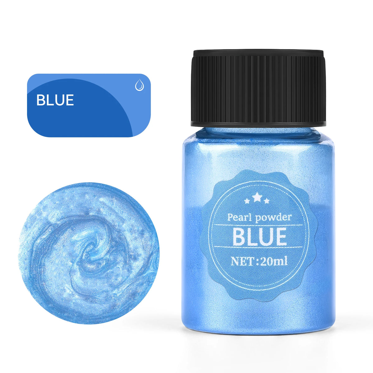 Pearlescent Mica Powder 20ml — 24 Colors for Candles, Resin & Soap