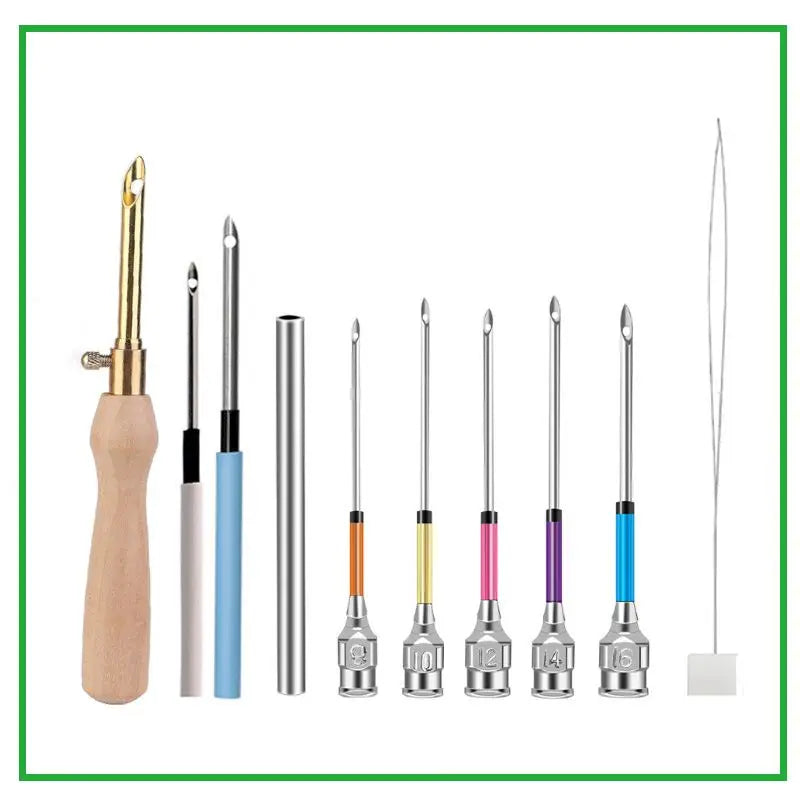 Punch Needle Tool, Adjustable Brass Needle for Embroidery & Rug Hooking