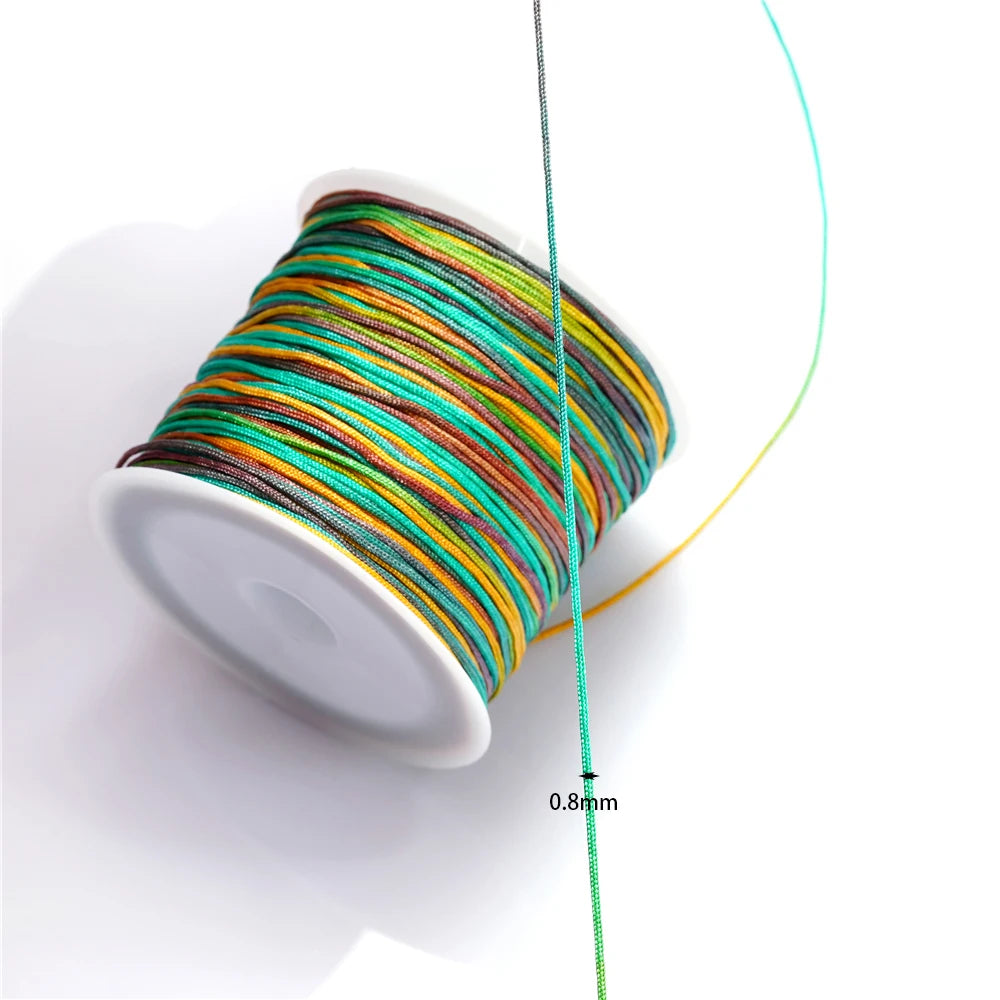 Nylon Beading Cord Chinese Knot Tassel Thread Roll DIY Jewelry Making