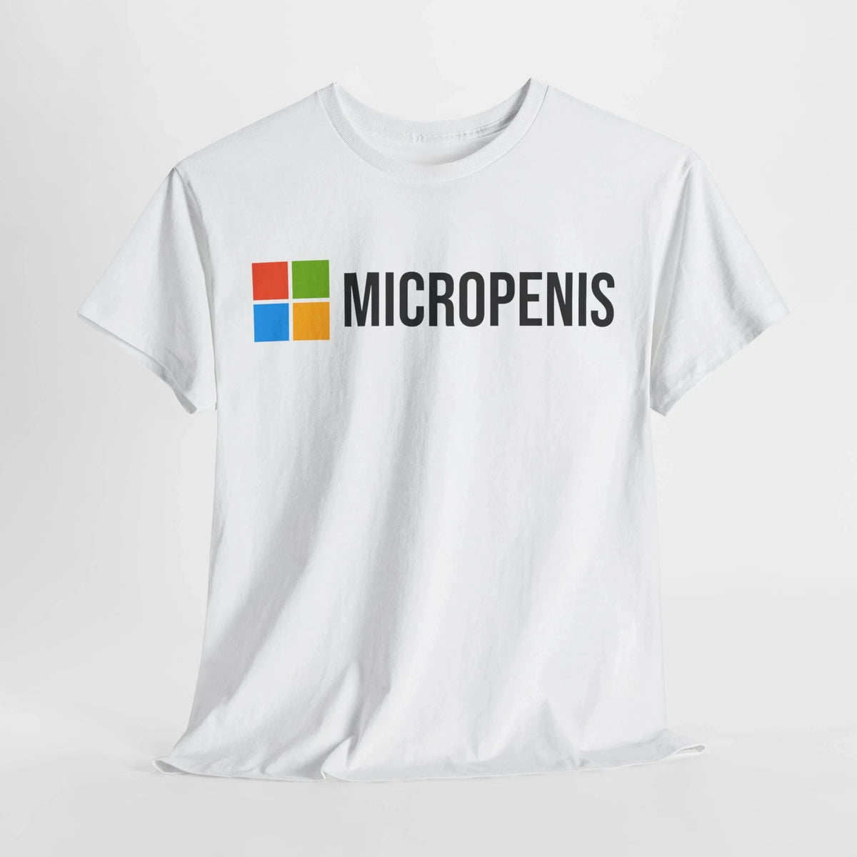 T-Shirt Unisex Micropenis Parody Funny Meme Geek Humor Novelty Tee