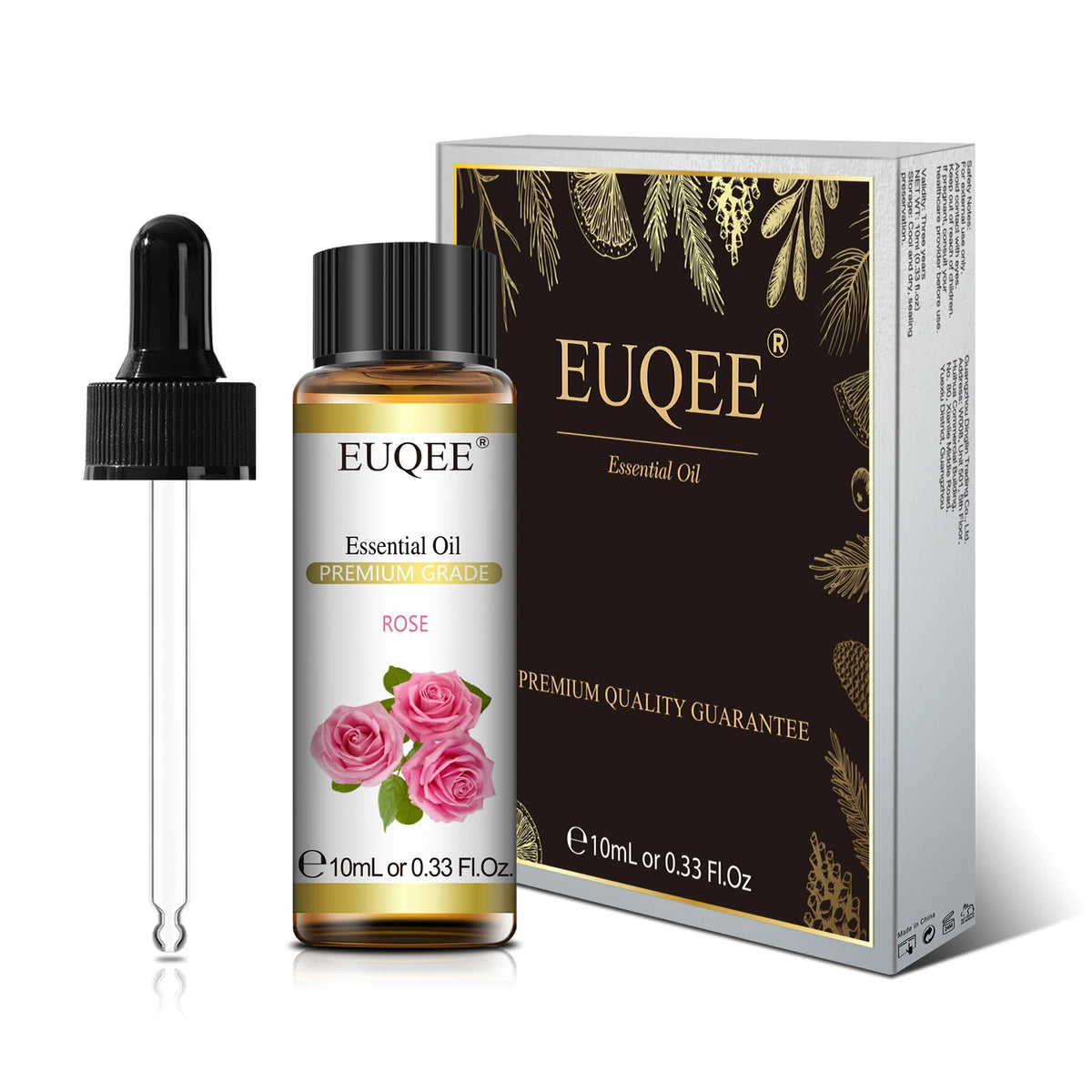 EUQEE Pure Essential Oil 10ml 31 Scents Dropper Diffuser Candle Soap Massage