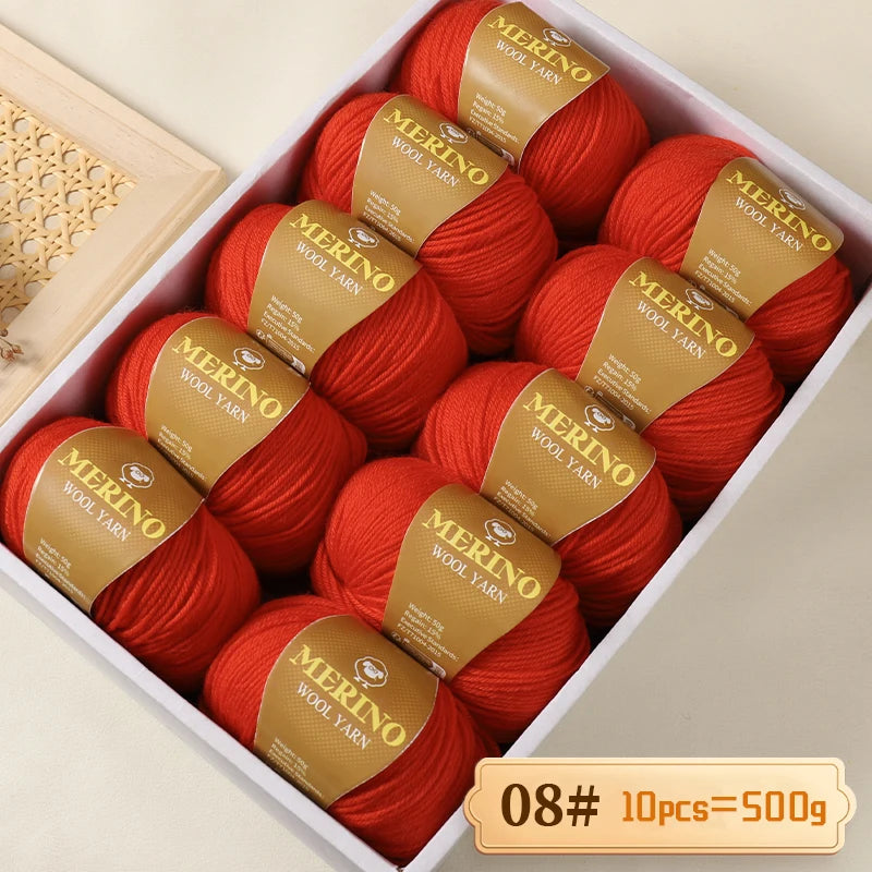 Yarn, Medium-Fine for Hand Knitting Sweaters, Scarves & Winter Hats