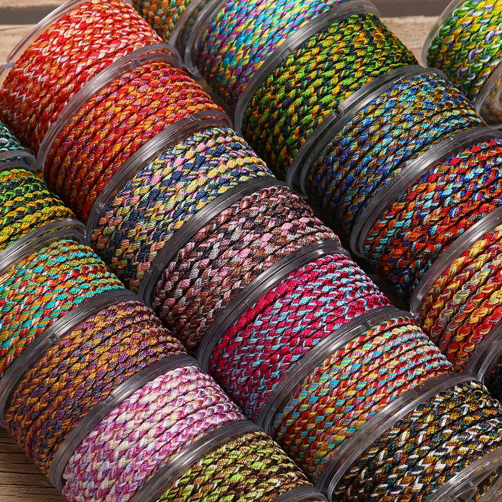 Polyester Beading Thread Colorful Stringing Cord DIY Jewelry Making