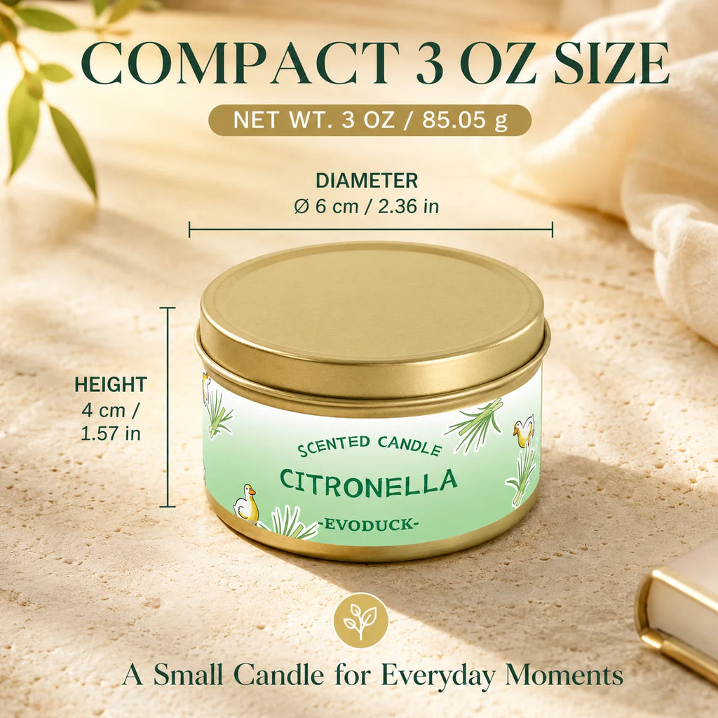 Citronella Candle Outdoor, Lemongrass Scented Candle for Patio Garden Backyard Camping Summer BBQ Party Long Lasting Home Decor