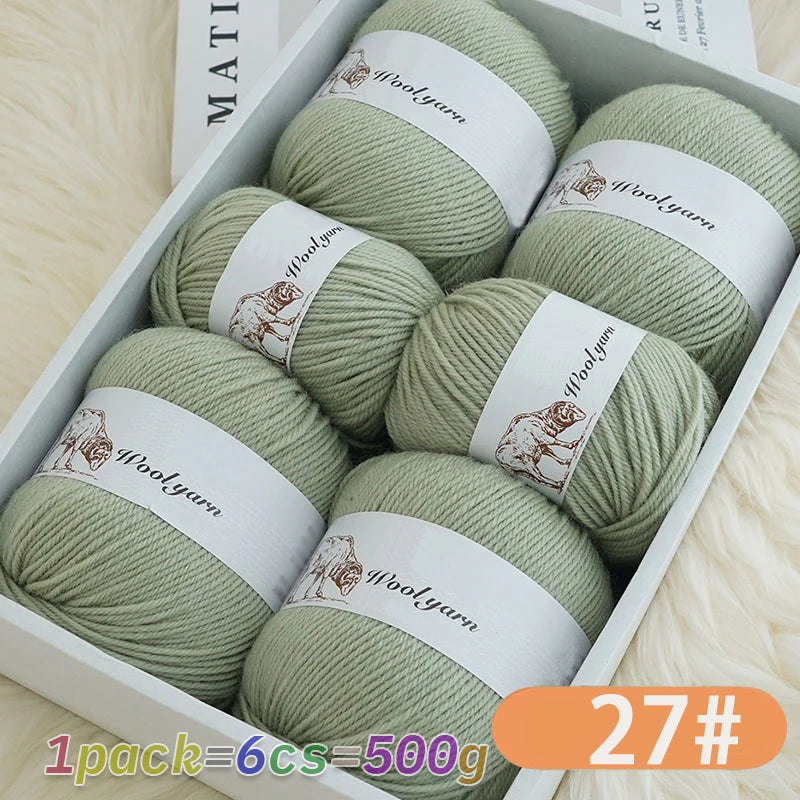 Yarn, Solid Color for Handmade Scarves, Sweaters, Gloves & Winter Hats