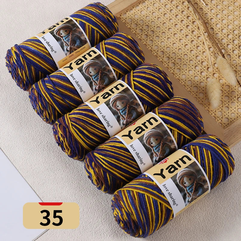 Yarn, Rainbow Gradient for Sweaters, Scarves, Hats & Handmade Blankets