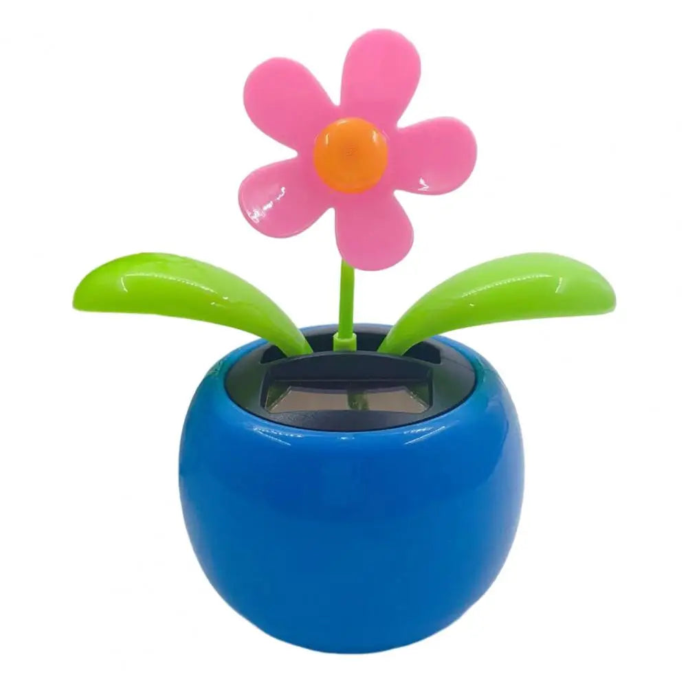 Fashion Car Ornament Solar Powered Car Dashboard Ornament Decoration