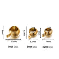 Bail Beads Stainless Steel Gold Color Large-Hole for DIY Jewelry Making