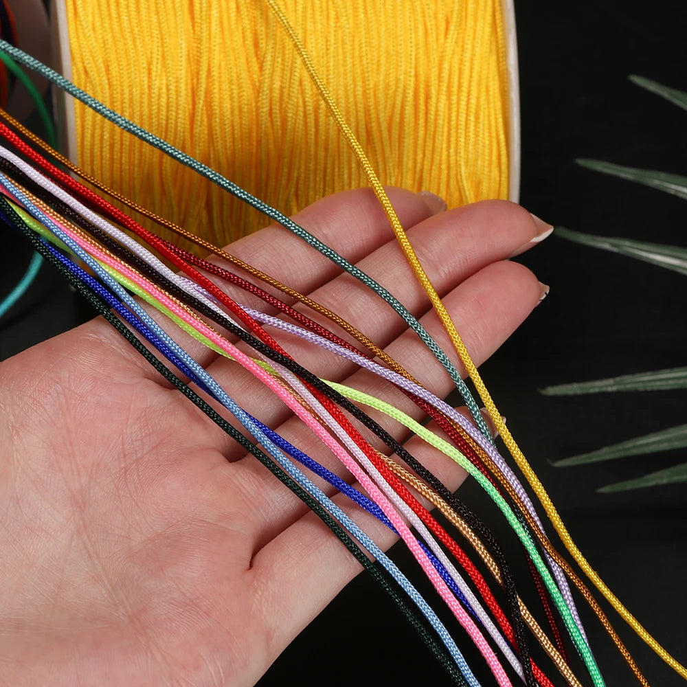 Nylon Beading Cord Colored Nonstretch Jade Thread DIY Jewelry Making