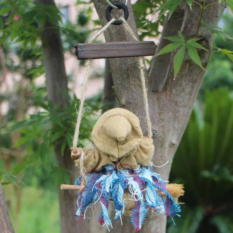 Halloween Flying Witch Hanging Decoration, 3 Hat Colors, Plastic