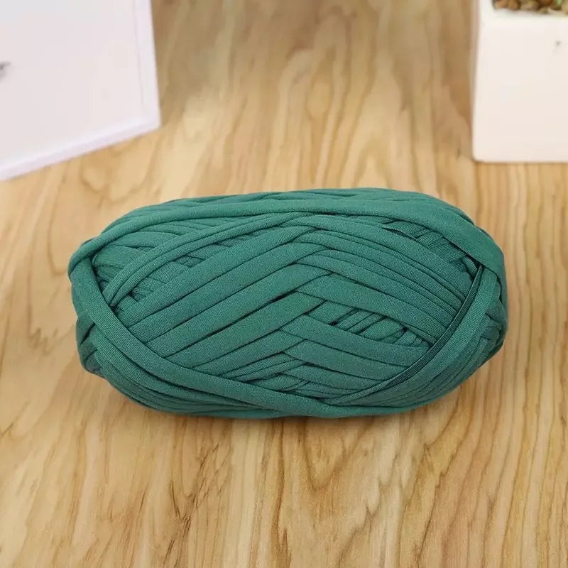 Yarn, Flat T-Shirt Style for Crochet Rugs, Bags, Slippers & Handmade Crafts