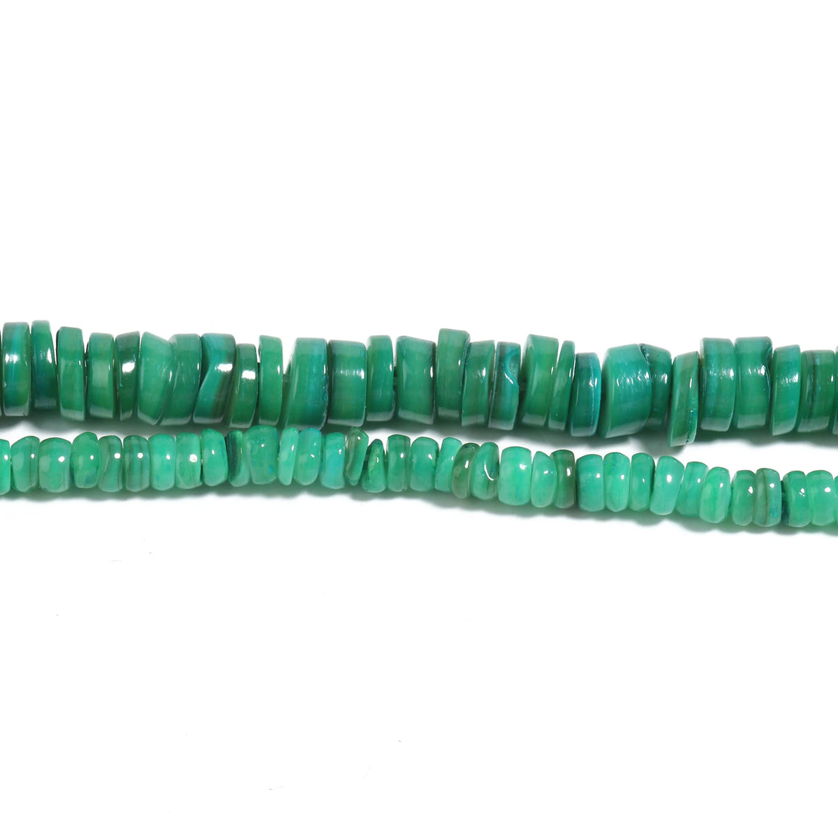 Shell Beads Flat Round Heishi Mother-of-Pearl Styles for DIY Jewelry Making