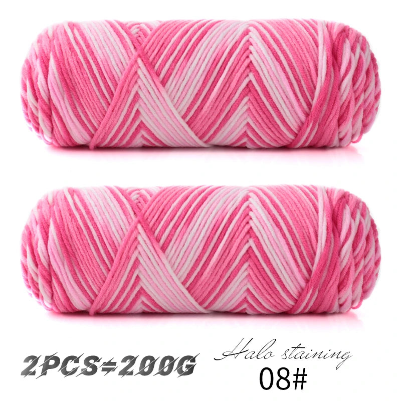 Yarn, Multicolor for Handmade Scarves, Sweaters & Crochet Accessories