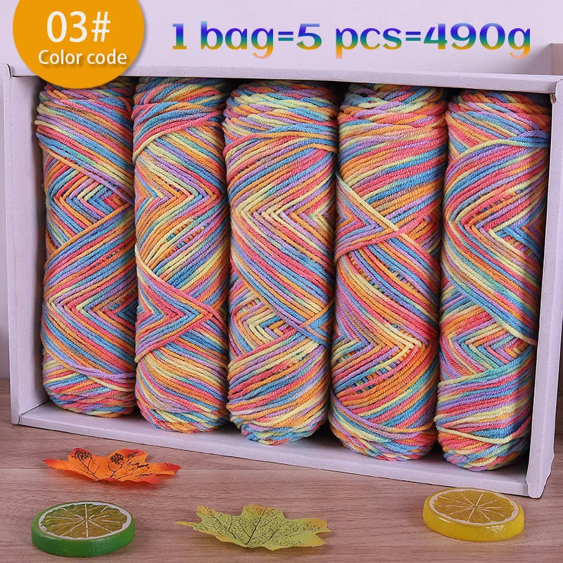 Yarn, Color Gradient for Knitting Sweaters, Scarves, Hats & Handmade Gifts