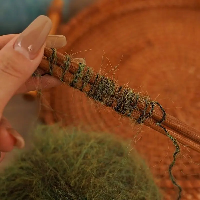 Yarn, Colorful Long-Pile for Knitting Sweaters, Coats, Shawls & Accessories