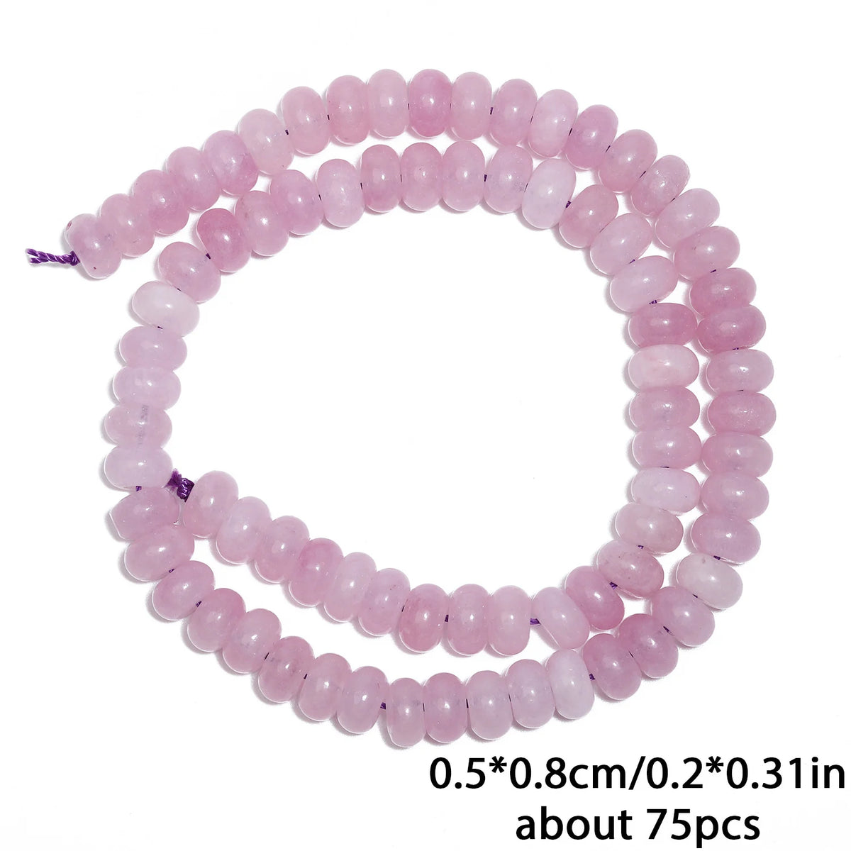 Stone Beads Rondelle Yellow Green Jade-Style for DIY Jewelry Making Craft Beads