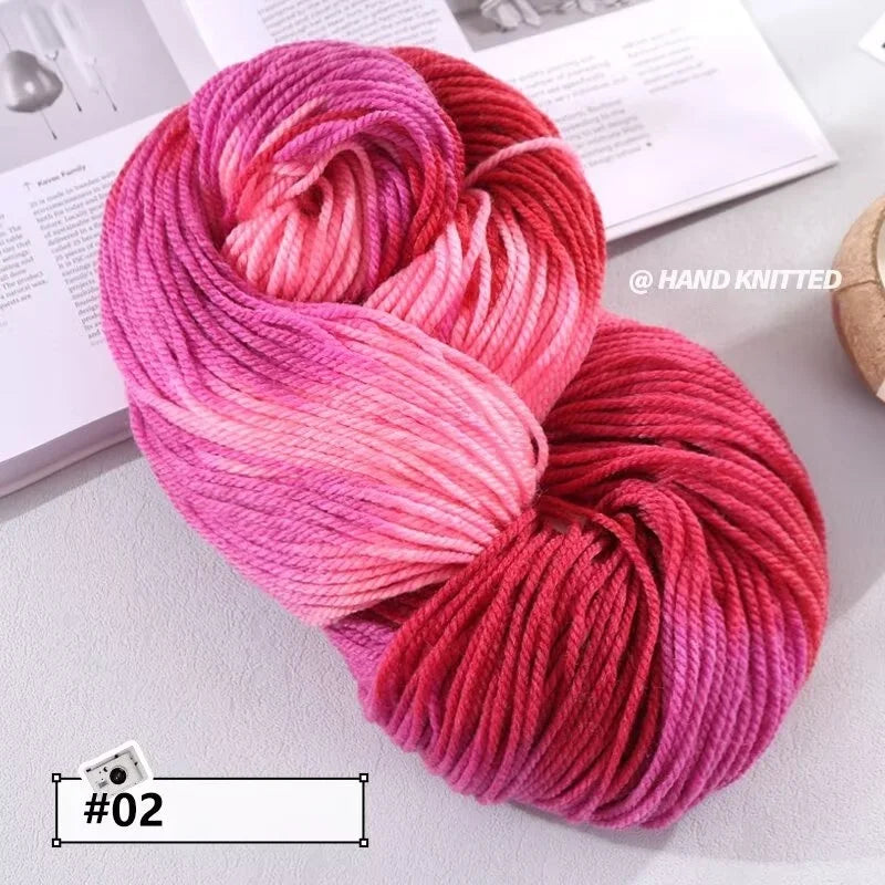 Yarn, Chunky Color Gradient for Handmade Coats, Scarves, Hats & Gloves
