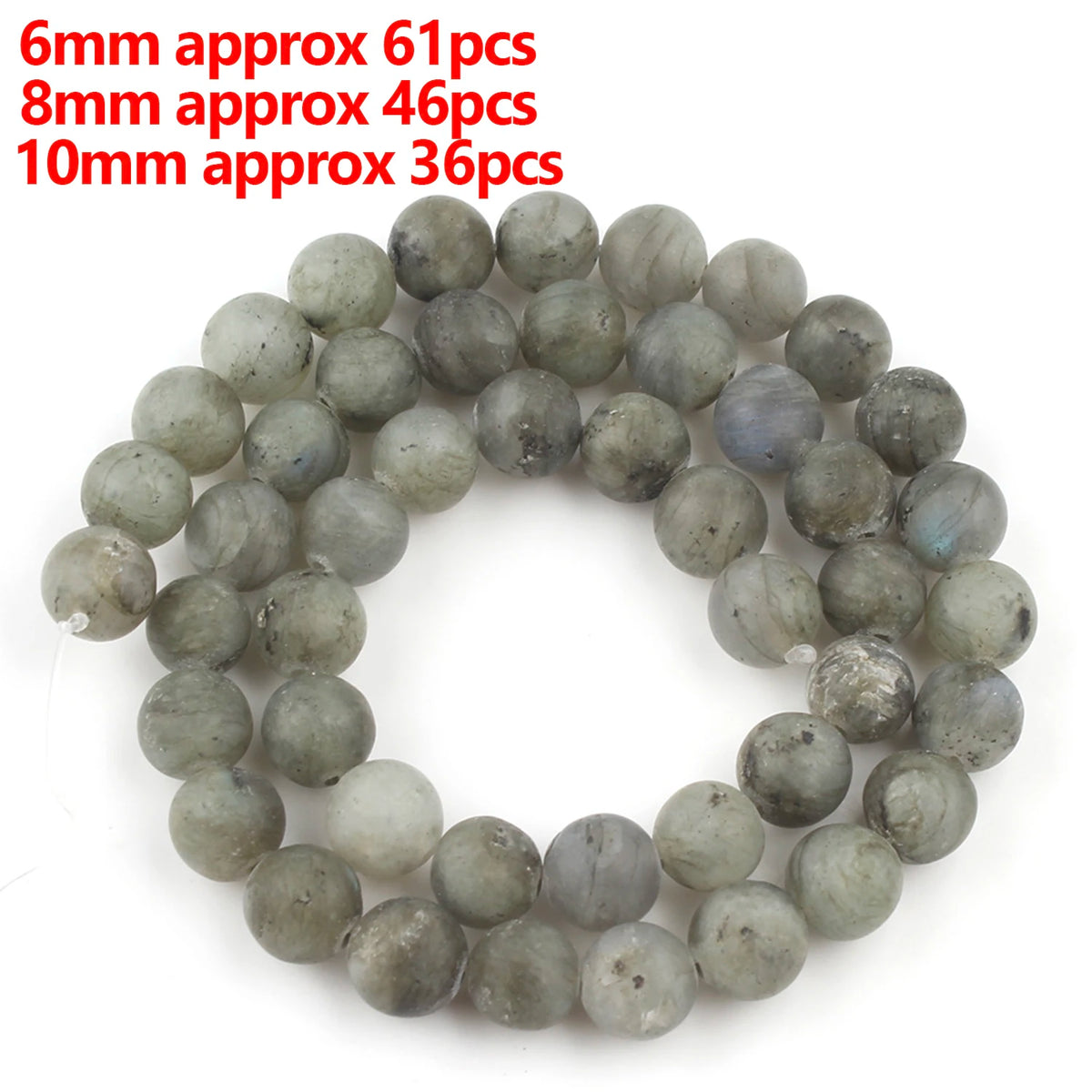 Stone Beads Gray Labradorite Faceted Round Heart Irregular Matte Craft Beads